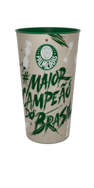 Copo Palmeiras Maior do Brasil 2026 Oficial 550 ML