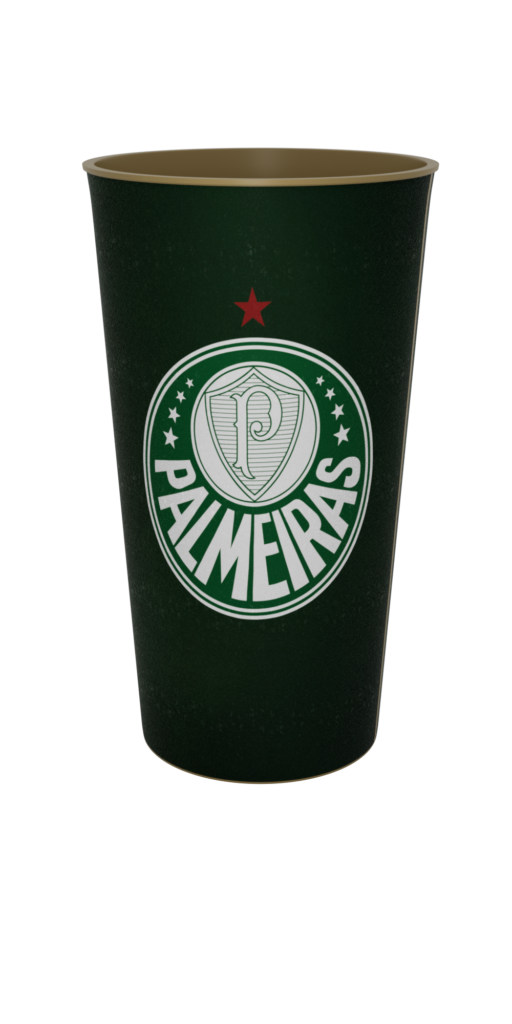 Copo Palmeiras Campeão Paulista 2026 Oficial 550 ML