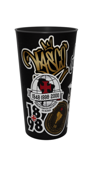 Copo Vasco Stickers 2026 Oficial 550 ML