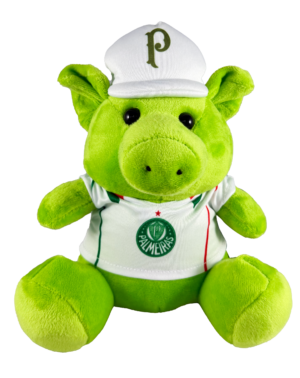 Pelúcia Porquinho Palmeiras Camisa 2 Branca 2026 Oficial